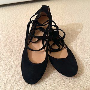 Gianvito Rossi Black Flats